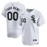 Camiseta Beisbol Hombre Chicago White Sox Primera Limited Personalizada Blanco