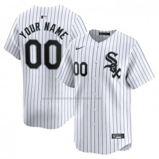 Camiseta Beisbol Hombre Chicago White Sox Primera Limited Personalizada Blanco