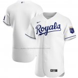 Camiseta Beisbol Hombre Kansas City Royals Primera Autentico Blanco