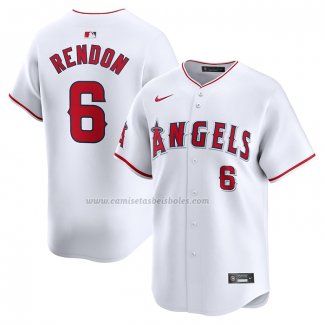 Camiseta Beisbol Hombre Los Angeles Angels Anthony Rendon Primera Limited Blanco