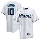 Camiseta Beisbol Hombre Miami Marlins Yuli Gurriel Replica Blanco