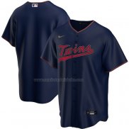 Camiseta Beisbol Hombre Minnesota Twins Replica Alterno Azul