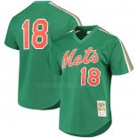 Camiseta Beisbol Hombre New York Mets Darryl Strawberry Mitchell & Ness Cooperstown Mesh Batting Practice Verde