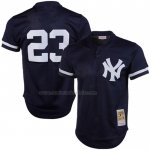 Camiseta Beisbol Hombre New York Yankees Don Mattingly Mitchell & Ness 1995 Autentico Cooperstown Collection Mesh Batting Practice Azul Camiseta Beisbol Hombre New York Yankees Don Mattingly Mitchell & Ness 1995 Autentico Cooperstown Collection Mesh Batting Practice Azul