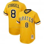 Camiseta Beisbol Hombre Pittsburgh Pirates Willie Stargell Mitchell & Ness Cooperstown Collection Autentico Amarillo