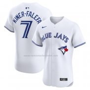 Camiseta Beisbol Hombre Toronto Blue Jays Isiah Kiner-Falefa Primera Elite Blanco