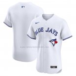 Camiseta Beisbol Hombre Toronto Blue Jays Primera Elite Blanco