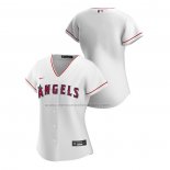Camiseta Beisbol Mujer Los Angeles Angels Replica Primera 2020 Blanco