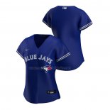 Camiseta Beisbol Mujer Toronto Blue Jays Replica Alterno 2020 Azul