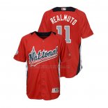 Camiseta Beisbol Nino All Star 2018 J.t. Realmuto Primera Run Derby National League Rojo