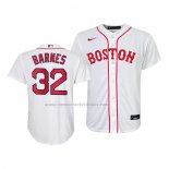 Camiseta Beisbol Nino Boston Red Sox Matt Barnes Replica 2021 Blanco