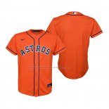 Camiseta Beisbol Nino Houston Astros Replica Alterno Naranja