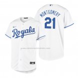 Camiseta Beisbol Nino Kansas City Royals Mike Montgomery Replica Primera Blanco