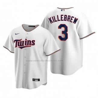 Camiseta Beisbol Nino Minnesota Twins Harmon Killebrew Replica Primera Blanco