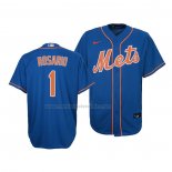 Camiseta Beisbol Nino New York Mets Amed Rosario Replica Cool Base Azul