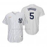 Camiseta Beisbol Nino New York Yankees Joe Dimaggio Cooperstown Collection Primera Blanco