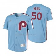 Camiseta Beisbol Nino Philadelphia Phillies Hector Neris Cooperstown Collection Road Azul