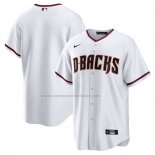 Camiseta Beisbol Hombre Arizona Diamondbacks Primera Blank Replica Blanco
