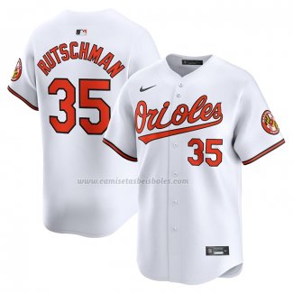 Camiseta Beisbol Hombre Baltimore Orioles Adley Rutschman Primera Limited Blanco