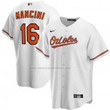 Camiseta Beisbol Hombre Baltimore Orioles Trey Mancini Primera Replica Blanco