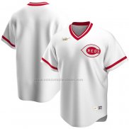 Camiseta Beisbol Hombre Cincinnati Reds Primera Cooperstown Collection Blanco