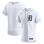 Camiseta Beisbol Hombre Detroit Tigers Primera Elite Blanco