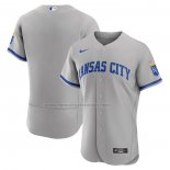 Camiseta Beisbol Hombre Kansas City Royals 2022 Road Autentico Gris