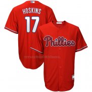 Camiseta Beisbol Hombre Philadelphia Phillies Rhys Hoskins Big & Tall Replica Rojo
