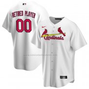 Camiseta Beisbol Hombre St. Louis Cardinals Pick-A-Player Retired Roster Primera Replica Blanco