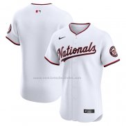 Camiseta Beisbol Hombre Washington Nationals Primera Elite Blanco