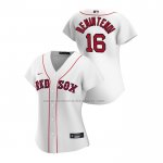 Camiseta Beisbol Mujer Boston Red Sox Andrew Benintendi Replica Primera 2020 Blanco Camiseta Beisbol Mujer Boston Red Sox Andrew Benintendi Replica Primera 2020 Blanco