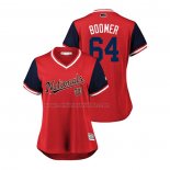 Camiseta Beisbol Mujer Washington Nationals Spencer Kieboom 2018 LLWS Players Weekend Boomer Rojo