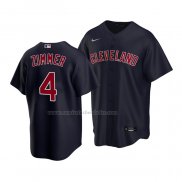 Camiseta Beisbol Nino Cleveland Guardians Bradley Zimmer Replica Alterno 2020 Azul