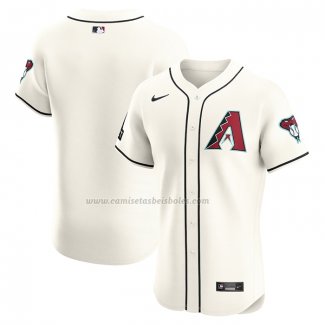 Camiseta Beisbol Hombre Arizona Diamondbacks Primera Elite Blanco