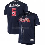 Camiseta Beisbol Hombre Atlanta Braves Freddie Freeman Big & Tall Replica Alterno Azul Camiseta Beisbol Hombre Atlanta Braves Freddie Freeman Big & Tall Replica Alterno Azul