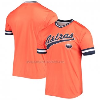Camiseta Beisbol Hombre Houston Astros Cooperstown Collection V-Neck Naranja