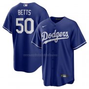 Camiseta Beisbol Hombre Los Angeles Dodgers Mookie Betts Alterno Replica Azul