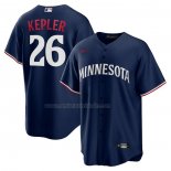 Camiseta Beisbol Hombre Minnesota Twins Max Kepler Replica Alterno Azul