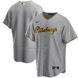 Camiseta Beisbol Hombre Pittsburgh Pirates Segunda Replica Gris
