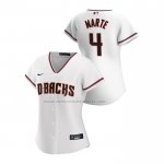 Camiseta Beisbol Mujer Arizona Diamondbacks Ketel Marte Replica Primera 2020 Blanco Camiseta Beisbol Mujer Arizona Diamondbacks Ketel Marte Replica Primera 2020 Blanco