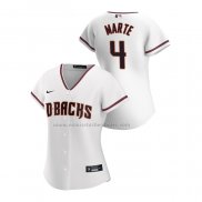 Camiseta Beisbol Mujer Arizona Diamondbacks Ketel Marte Replica Primera 2020 Blanco