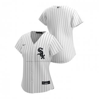 Camiseta Beisbol Mujer Chicago White Sox Replica Primera 2020 Blanco