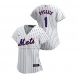 Camiseta Beisbol Mujer New York Mets Amed Rosario Replica Primera 2020 Blanco
