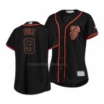 Camiseta Beisbol Mujer San Francisco Giants Brandon Belt Cool Base Negro Camiseta Beisbol Mujer San Francisco Giants Brandon Belt Cool Base Negro