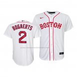 Camiseta Beisbol Nino Boston Red Sox Xander Bogaerts Replica 2021 Blanco