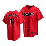 Camiseta Beisbol Nino Cleveland Guardians Jose Ramirez Replica Alterno 2020 Rojo