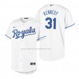 Camiseta Beisbol Nino Kansas City Royals Ian Kennedy Replica Primera Blanco