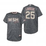 Camiseta Beisbol Nino Washington Nationals Adam Laroche 2022 City Connect Replica Gris