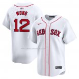 Camiseta Beisbol Hombre Boston Red Sox Connor Wong Primera Limited Blanco