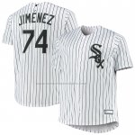 Camiseta Beisbol Hombre Chicago White Sox Eloy Jimenez Big & Tall Replica Blanco Camiseta Beisbol Hombre Chicago White Sox Eloy Jimenez Big & Tall Replica Blanco